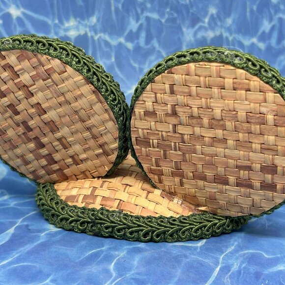 Tiki Thatched HANDMADE Mouse Ear Hat/ Fascinator Hat - Picture 2 of 5